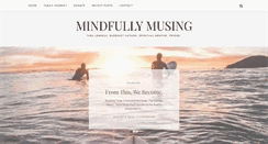 Desktop Screenshot of mindfullymusing.com